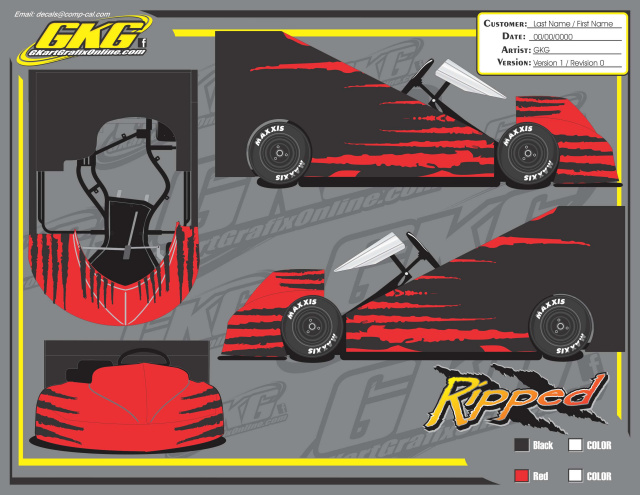 RIPPED WEDGE SIDE GRAFIX